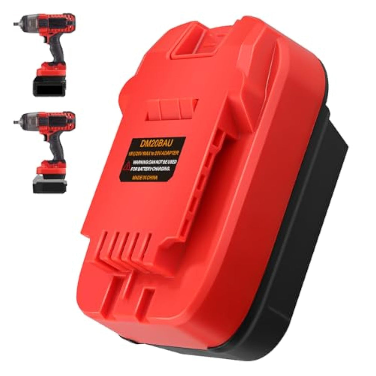 Adapter For Bauer 20V Cordless Tools Fits For Dewalt For Milwaukee 18V/20V Li-Ion Battery Converter, For Dewalt 20V Max Xr Dcb203 Dcb205, For Milwaukee M18 Battery