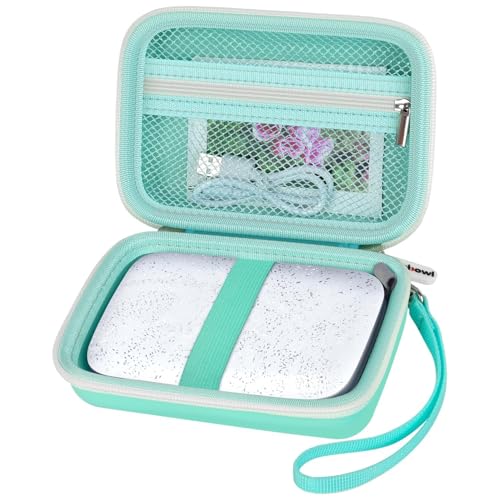 Case Compatible With Hp Sprocket Select Portable/ 2Nd Edition Instant Photo Printer, Travel Carrying Organizer Holder Fits For Zink Photo Paper, Usb Cable And More Accessories (Box Only) (Green)