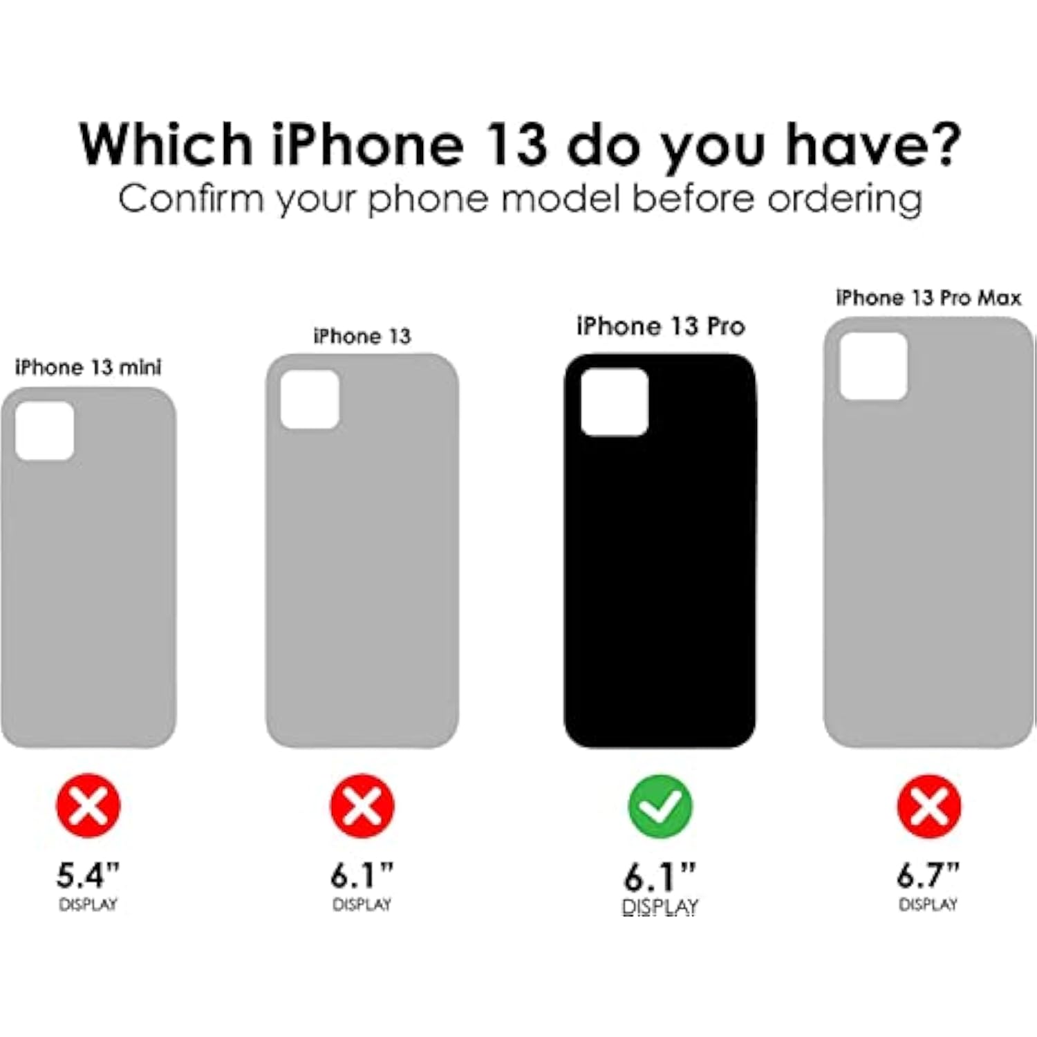 LifeProof FR? Series Waterproof Case with Magsafe for iPhone 13 Pro (Only) - with Cleaning Cloth - Non-Retail Packaging - Black