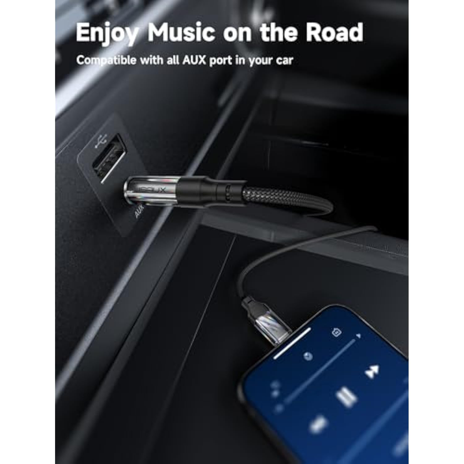 Aux To Usb C, Usb C To 3.5Mm Audio Aux Jack Cable Headphone Car Stereo Cord Compatible With Iphone 16/15 Pro Max, Samsung Galaxy S24 S23 Ultra, Ipad Pro, Pixel 8-3.3Ft