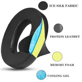 Cooling Gel Replacement Earpads Ear Cushions Headband Compatible With Sennheiser Hd660S/Hd660S2/Hd650/Hd600/Hd6Xx/Hd58X/Hd580/Hd545/Hd535 Headset Mesh Fabric Headband Cover Repair Part
