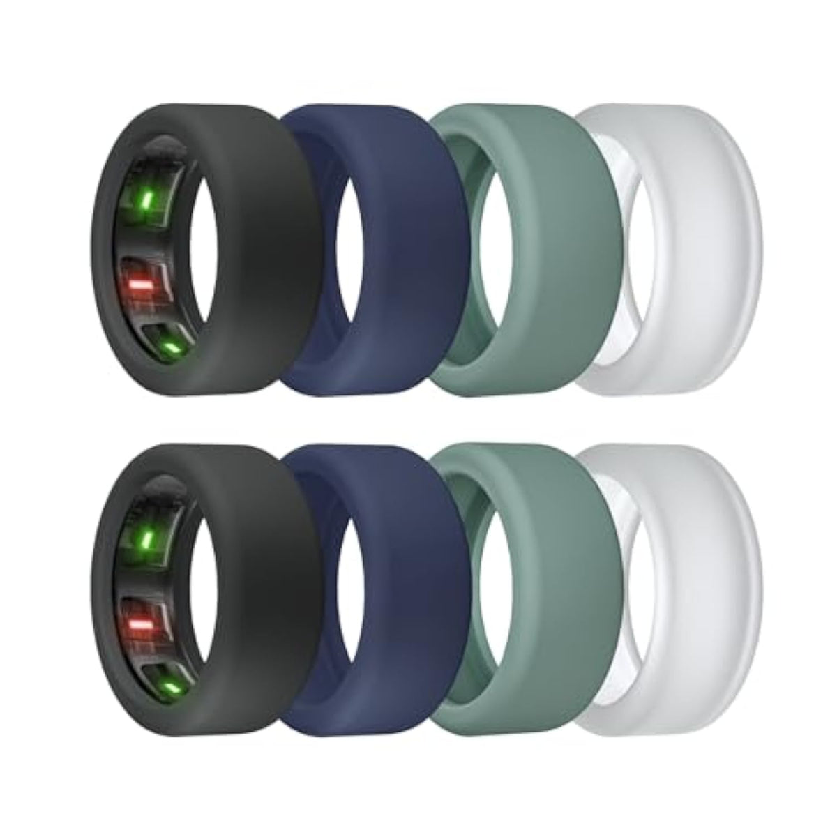 Ring Cover For Oura Ring Gen 4/ Gen 3, Anti-Scratch Elastic Silicone Case Protector For Men Women Working Out Gym