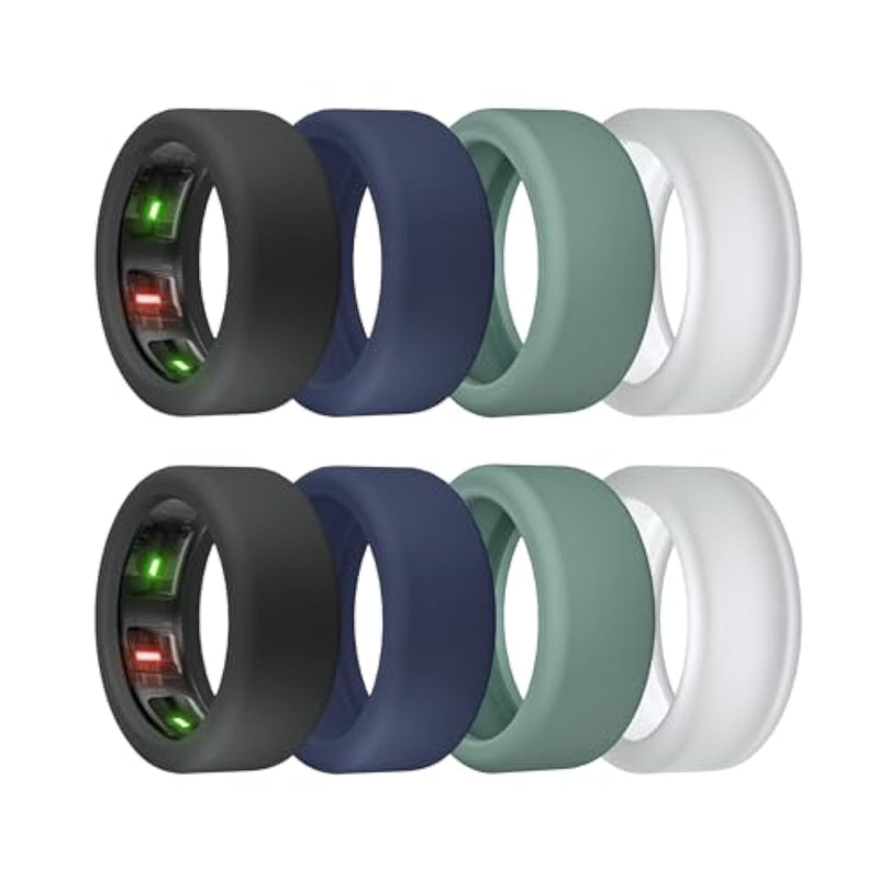 Ring Cover For Oura Ring Gen 4/ Gen 3, Anti-Scratch Elastic Silicone Case Protector For Men Women Working Out Gym