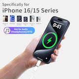 5 Pack Usb C To Lightning Charge Adapter For Iphone 16 15, Lightning To Usb C Adapter With Fast Charge Data Transfer For Iphone 16 15 Plus Pro Max, Galaxy S24 S23, Pixel 8 7 6, Ipad Pro, Macbook Pro