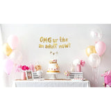 Omg Ur Like An Adult Now Gold Glitter Banner – 18Th And 21St Birthday Banner - Graduation Party Decorations Favors And Supplies
