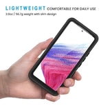 For Samsung Galaxy A53 5G Case, Ip68 Waterproof Dustproof With Built-In Screen Protector, Heavy Duty Full Body Protective Phone Case For Samsung A53 5G, Black/Clear