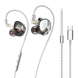 IE10 Wired Earbuds - Professional IEM Earphones, Clear Sound & Deep Bass, Dual Magnetic Dynamic Driver, in Ear Monitors for Musicians, Audiophiles &