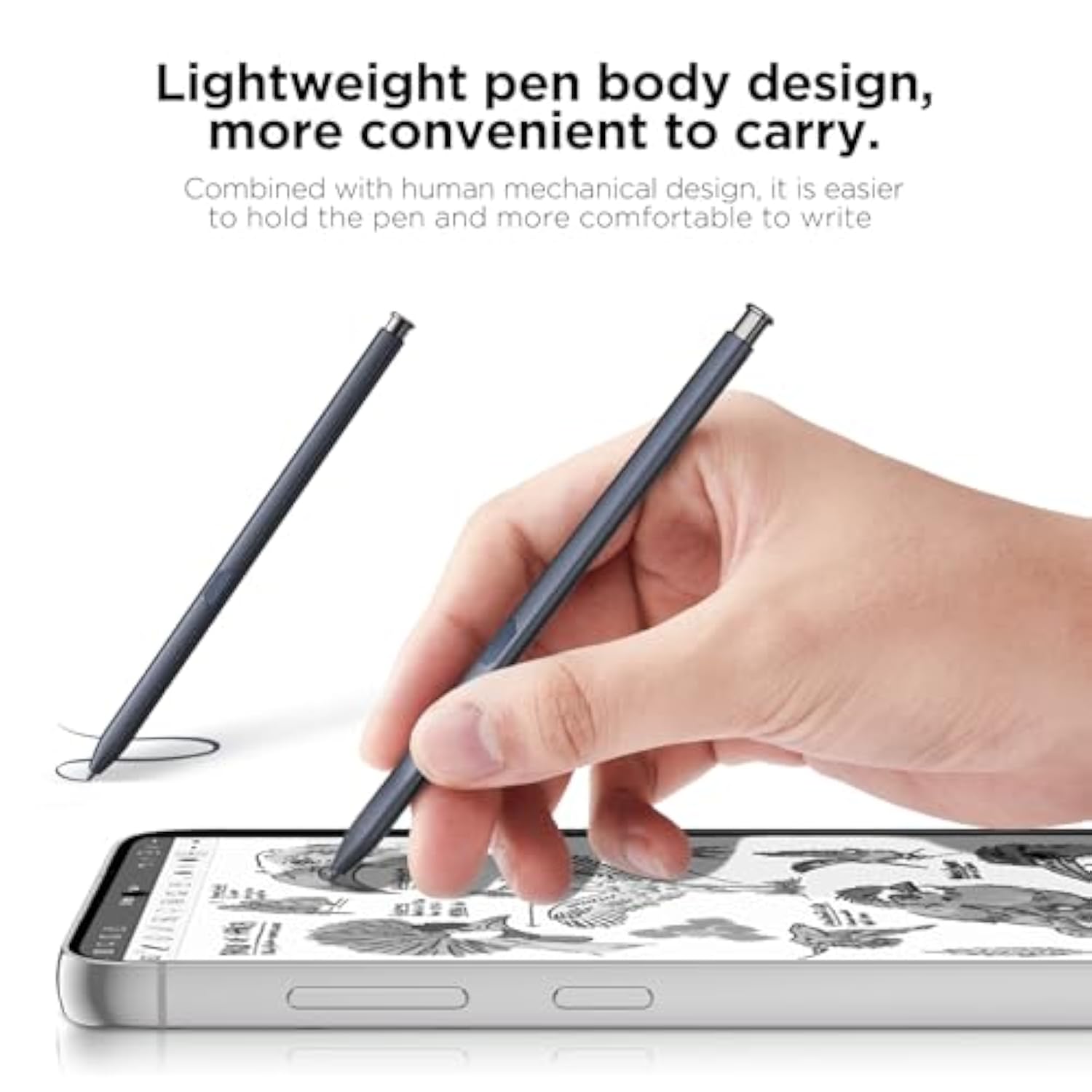 Galaxy S23/S24/S25 Ultra Pen,Replacement For Samsung Galaxy S23/S24/S25 Ultra Stylus Pen?4096 Pressure Level? Easy Writing.Withoutbluetooth(Cobalt Violet)