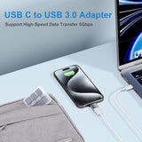 Usb To Usb C Adapter 10 Pack,Usbc To Usb Adapter,Usba To Usbc Adapter,Typec To Usba Male Female Otg Converter For Iphone 16 15,Macbook,Ps5,Phones,Charger,Grey