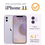 Floral iPhone 11 Case with Screen Protector and Camera Lens Protector