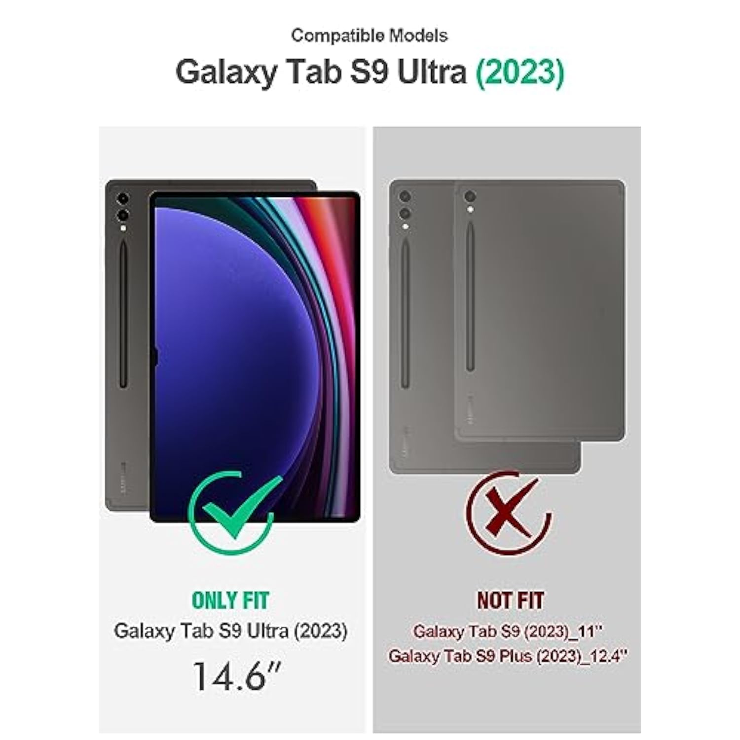 Turtleskin Case For Samsung Galaxy Tab S9 Ultra (2023 Release) 14.6 Inch Case