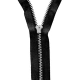 Metal Jeans Zipper #5 | Silver Colored Metal Teeth | 5 Pcs/Pack (5 Inc