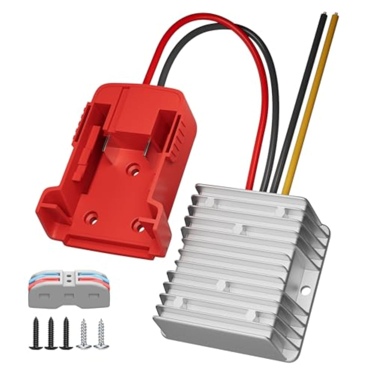 Step Down Converter 18V To 12V For Milwaukee M18 Power Wheel Battery Adapter Dc 12V 20A 240W Buck Converter Dc Voltage Regulator