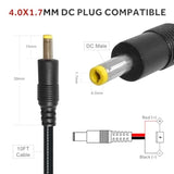 Durable Chew-Resistant Power Cable For Trail Cameras, Compatible With Tactacam Reveal X Xb Sk, Wise Eye,Covert Cameras, Snyper Cameras, Etc. 4.0X1.7Mm Dc Plug, 79"