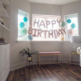 34 Inch Rose Gold Balloons Foil Letters A To Z Numbers 0 To 9 Helium Balloons Bridal Baby Shower Wedding Birthday Party Prom Decoration (Letter C)