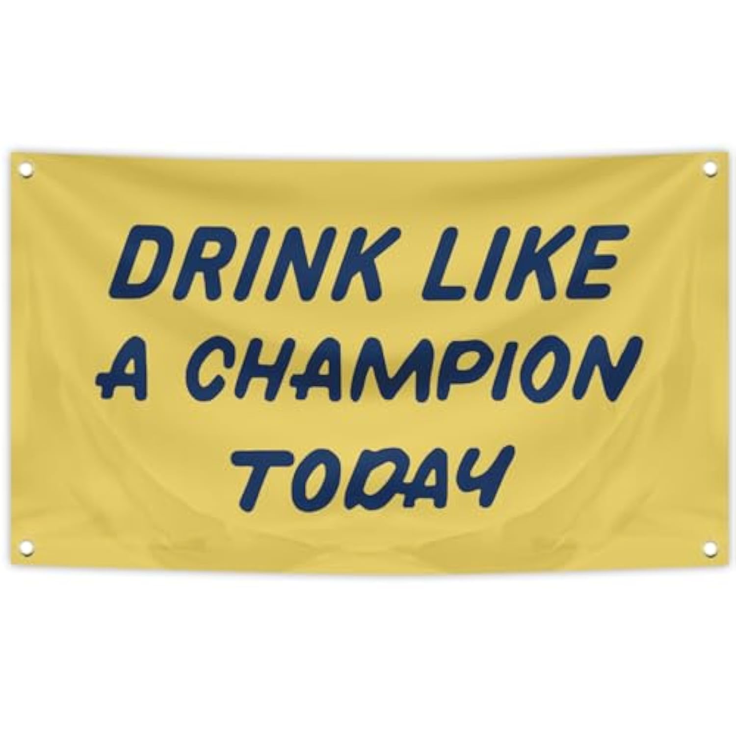 3x5 Ft "Drink Like A Champion Today" Beer Flag Banner Dorm/Man Cave Decor