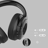B7 Pro Cute Bluetooth Headphones Over The Ear 65 Hours Playtime Foldable Deep
