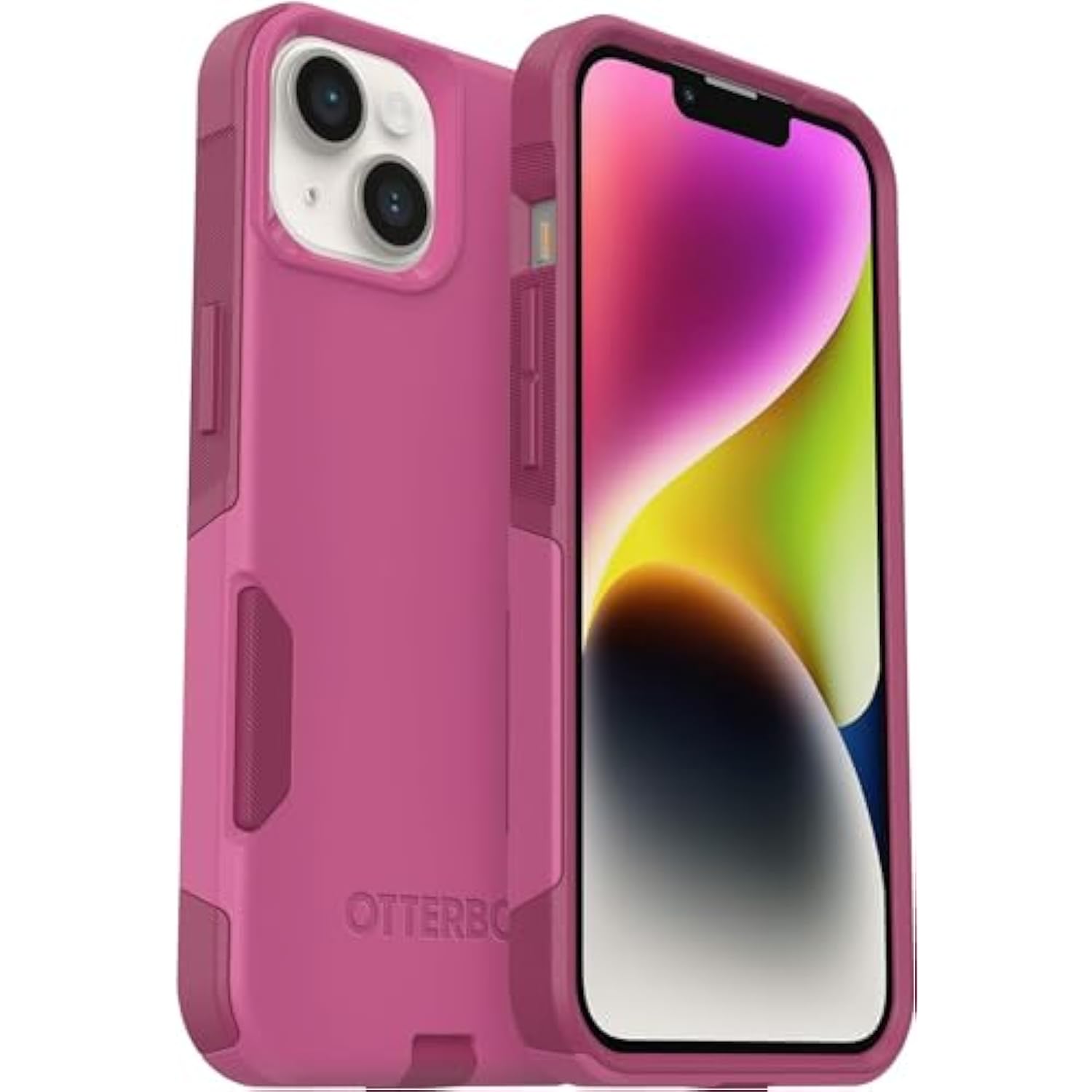 OtterBox Commuter Series Case for iPhone 14 & iPhone 13 (Only) - Non-Retail Packaging - Into The Fuchsia (Pink)