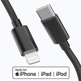 4FT USB C to Lightning Cable MFi Certified Fast Charging Sync Cord for iPhone
