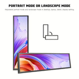 8.8-Inch Touchscreen Bar Display, 1920X480, Metal Shell Ips Portable Touch Monitor With Usb-C Port. Compatible With Raspberry Pi, Laptop Aida64 Monitoring, Gpu/Cpu Stats, And Pc Case Mini Screen
