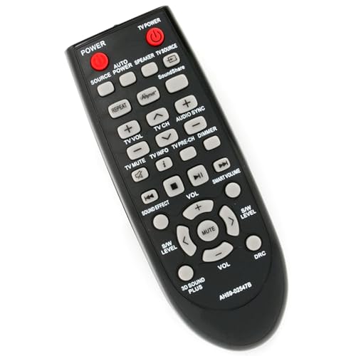 AH59-02547B Soundbar Remote Control Replacement fit for Samsung Sound Bar AH68-02644D-00 HW-F450 HW-F450ZA HW-FM45 HW-FM45C PS-WF450 HWF450 HWF450ZA