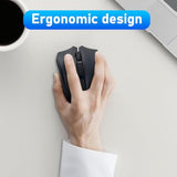 Ergonomic 2.4Ghz Wireless Optical Mouse,Compatible With Tablet,Laptop,Mac