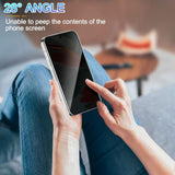 2 Pack Privacy Screen Protector For Google Pixel 9 Pro Xl 6.8 Inch [Anti-Spy Tempered Glass] [Fingerprint Unlock Support], Anti-Scratch, Bubble-Free, Easy Install 9H Protective Glass