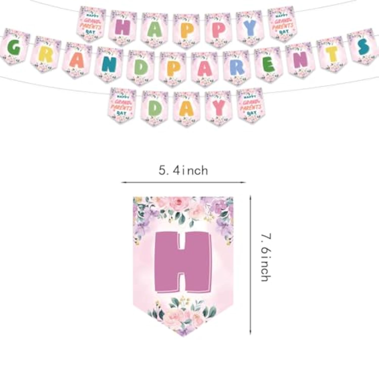 Grandparents Day Party Decorations,Include Banner,Hanging Swirls,Background And Honeycomb Centerpieces For Best Grandpa And Grandma Ever Party Decorations Supplies.