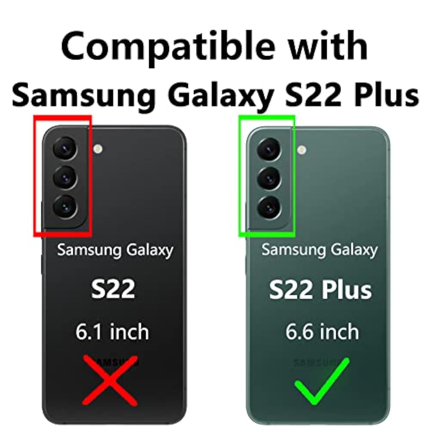 Samsung S22 Plus Case with Screen Protector