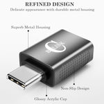 10Gbps Usb C To Usb Adapter (2 Pack), Usb 3.2 Gen 2 Fit Side By Side, Usb C Male To Usb A Female Converter For 16 15 Series, Ipad, Macbook And More Type C Devices