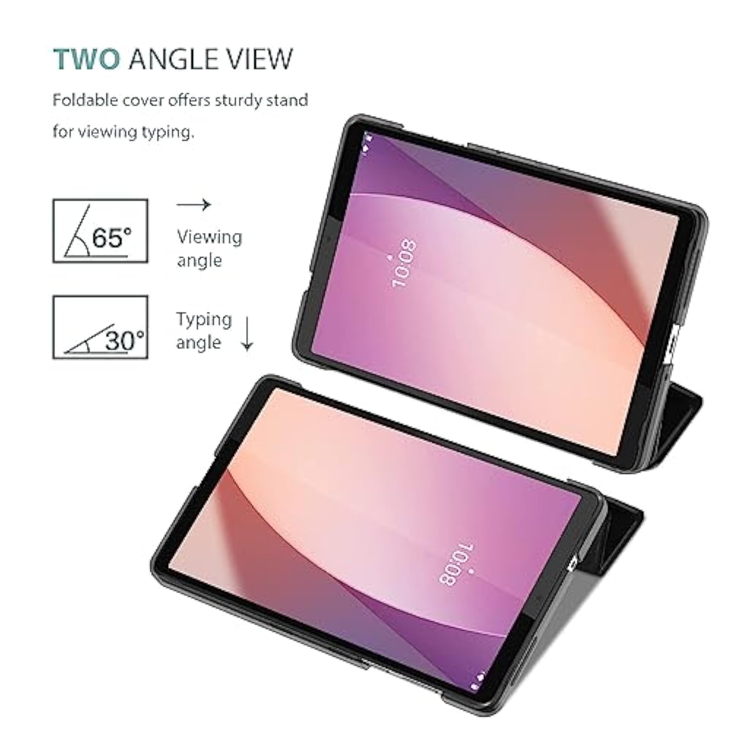 ProCase for Lenovo Tab M8 4th Gen Case 8 Inch 2023 TB-300FU/TB-300XU, Slim Sta