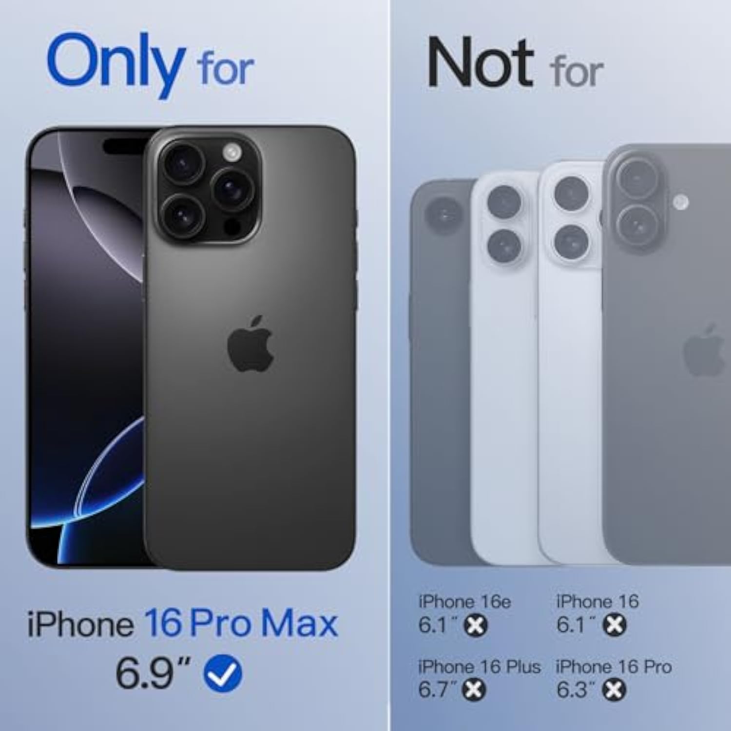 JETech Matte Case for iPhone 16 Pro Max 6.9-Inch Compatible with MagSafe, Non-Yellowing and Anti-Fingerprint, Shockproof Translucent Frosted TPU Soft Phone Cover (Black Titanium)