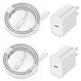iPhone 17/16/15 Charger Fast Charging,2Pack 10FT Long USB C to C i Phone Fast Charging Cable Cord with 20W USBC Quick Charger Block Adapter for