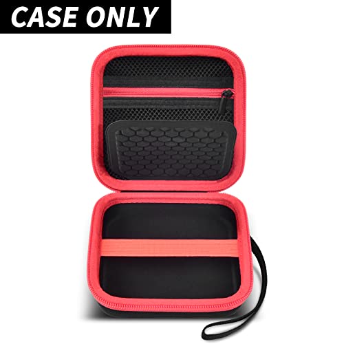 Hard Travel Router Case For Netgear Nighthawk M7 M5 M6 Pro 5G Mobile Hotspot With Wifi 6 (Mr5200, Mr5100)/ M1 Mobile Hotspot 4G Lte Router Mr1100 (Box Only)- Red Zipper