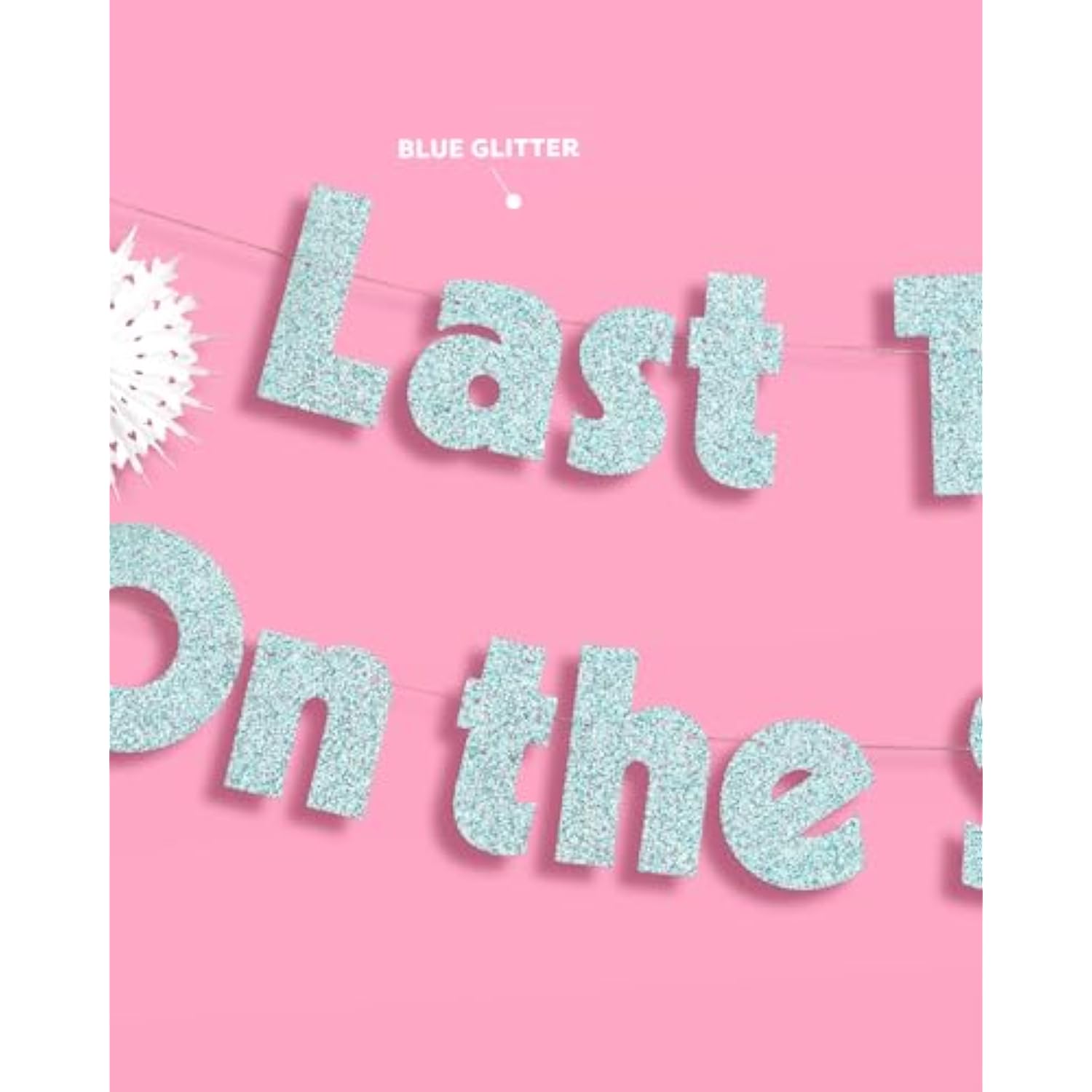 Last Toast On The Slopes Bachelorette Glitter Banner - 5' | Bach Party Decorations, Winter Bachelorette Supplies, Photobooth Backdrop, Bridesmaid Favor, Apres Ski