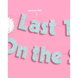 Last Toast On The Slopes Bachelorette Glitter Banner - 5' | Bach Party Decorations, Winter Bachelorette Supplies, Photobooth Backdrop, Bridesmaid Favor, Apres Ski