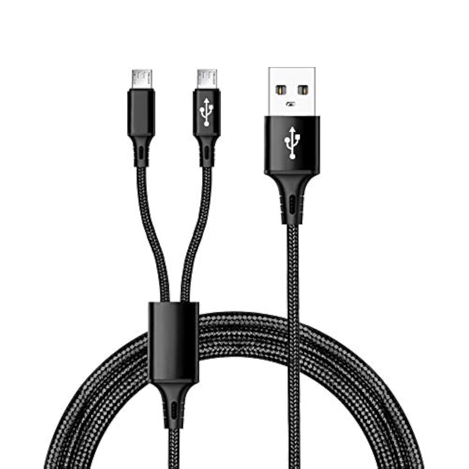 Micro Usb Two IFLASH Dual MicroUSB Splitter Charge Cable - Power up to Two Micro USB ...