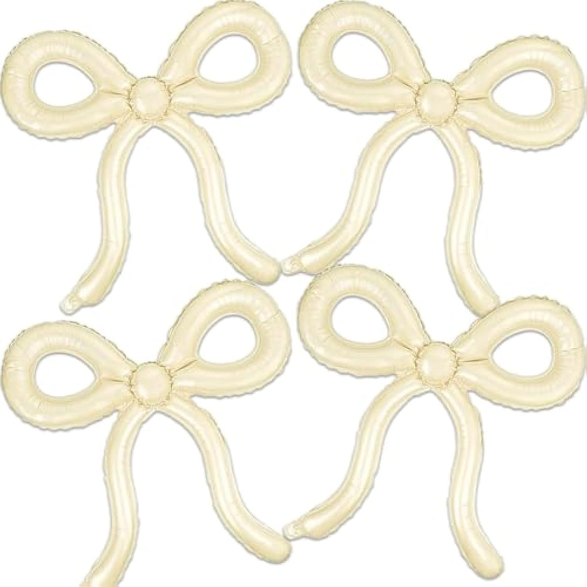 Pink Bow Balloons 20 In Bubble Bobo Balloons With 150 Pcs Mini Ribbon Bows And 10 Big Ribbon Bows Girls Women Bow Birthday Decorations For Bridal Bachelorette Baby Shower Party Supplies -12Pcs