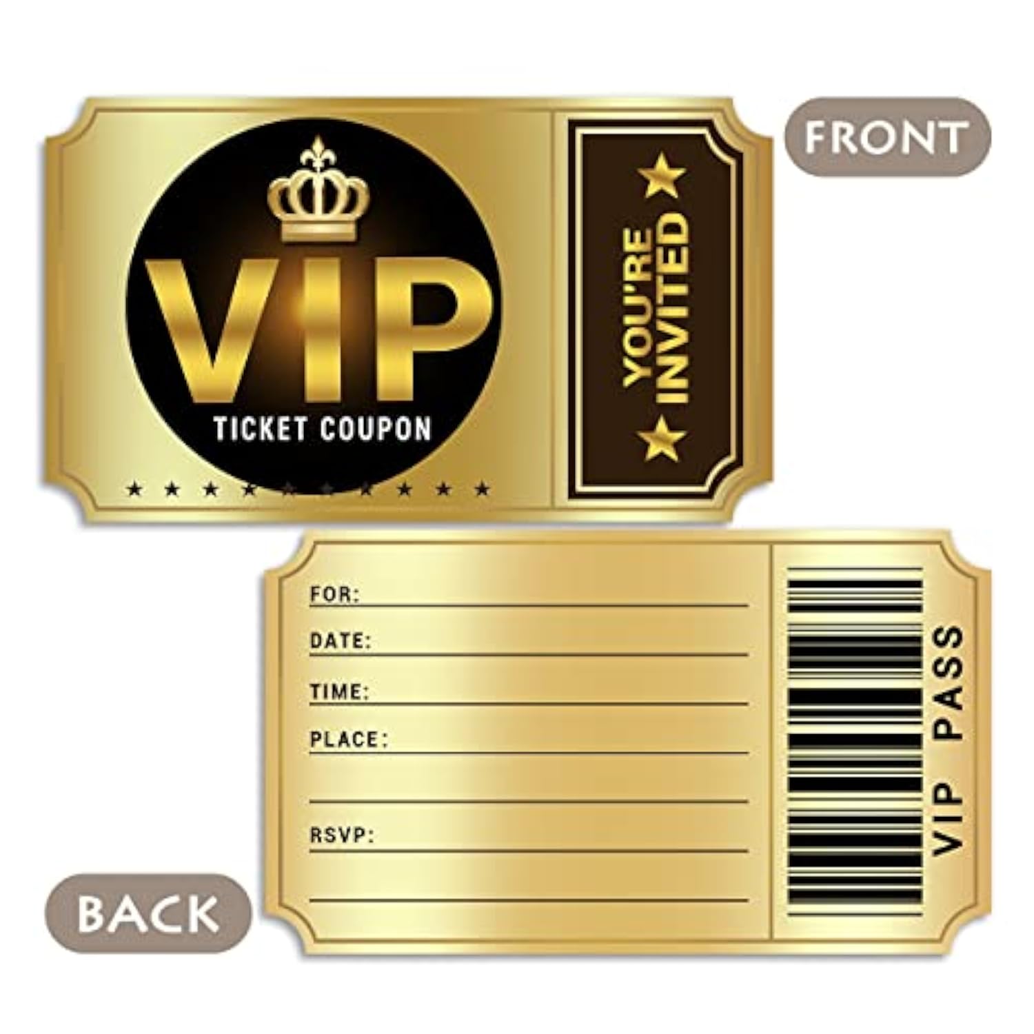 Birthday Party Invitations With Envelopes Movie Vip Party Invitations, Kids Birthday Invites, Theme Parties Decorations, 20 Double-Sided Design