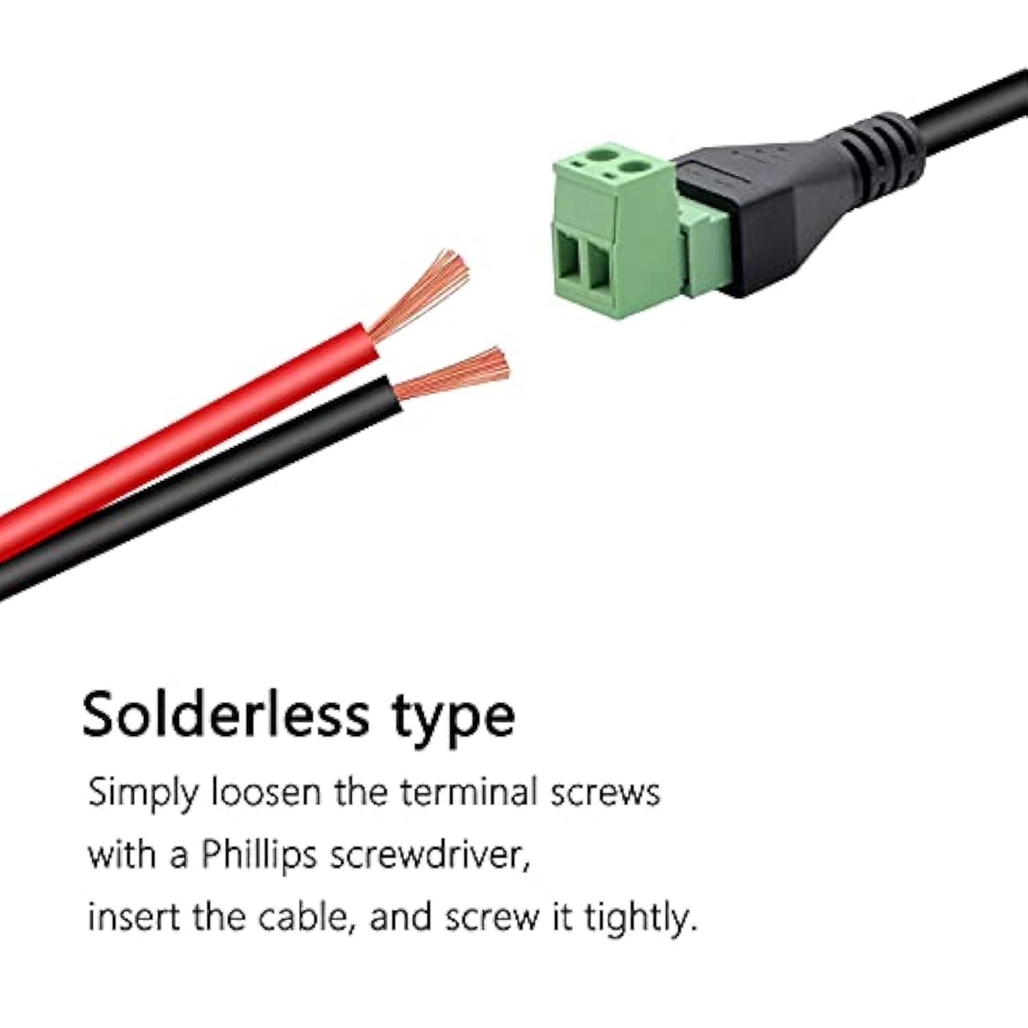 1Ft Rca Male Plug To Av Screw Terminal Cable, Free-Soldering,Phono Rca Cable A