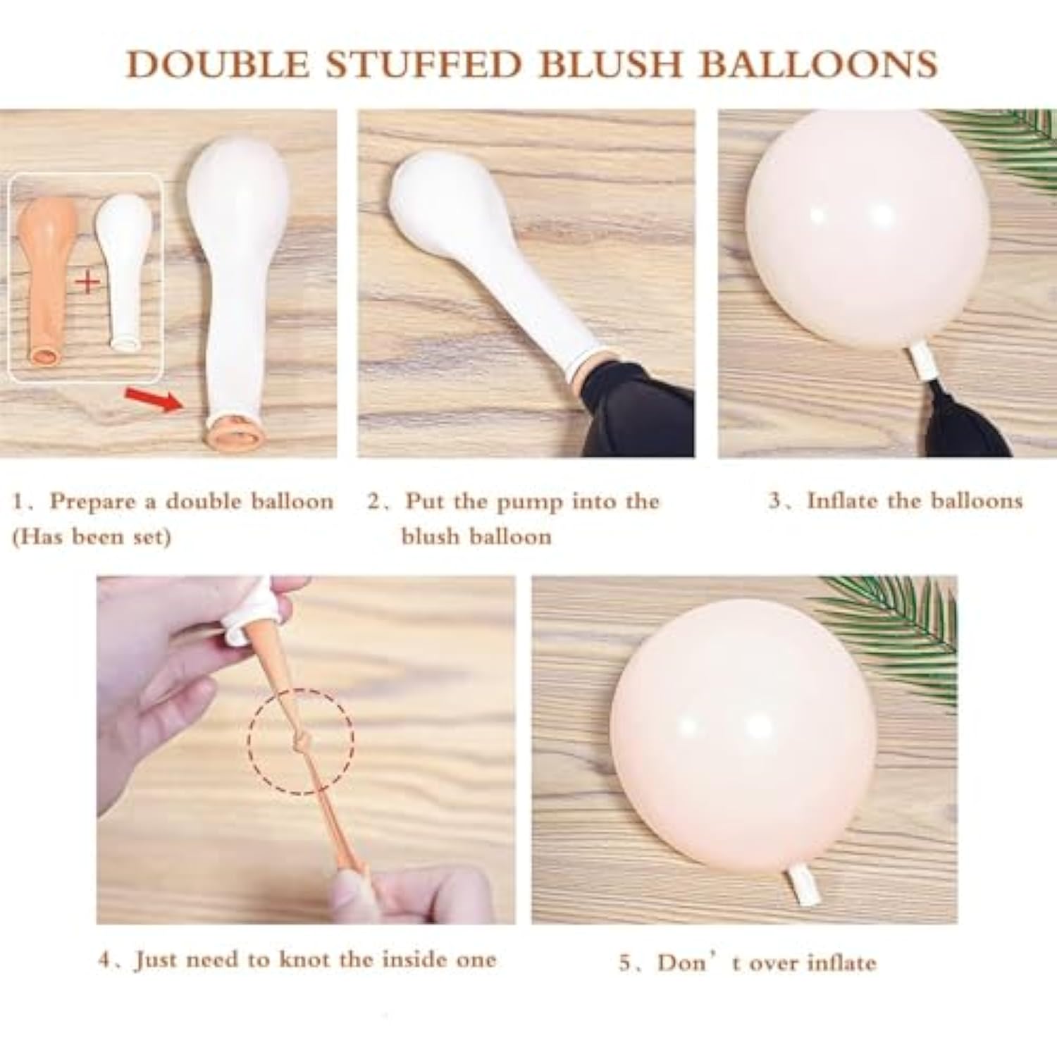 Double Stuffed Blush Balloons Different Sizes 18In 12In 5In Nude Balloon Garland Kit Pastel Cream Peach Latex Balloon Arch For Birthday Wedding Baby Bridal Shower Gender Reveal Bachelorette Supply