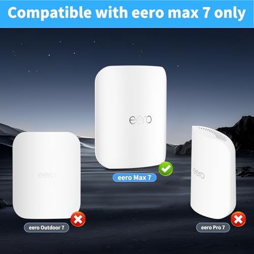 Eero Max 7 Wall Mount Bracket, Router Holder For Eero Max 7 Tri-Band Mesh Wifi System, Hidden Cable Management - Save Space(1 Pack)