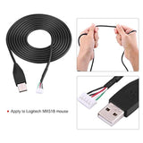 Usb Mouse Cable Replacement For Logitech Mx518 Mouse, 2 Meter Length Game Mous