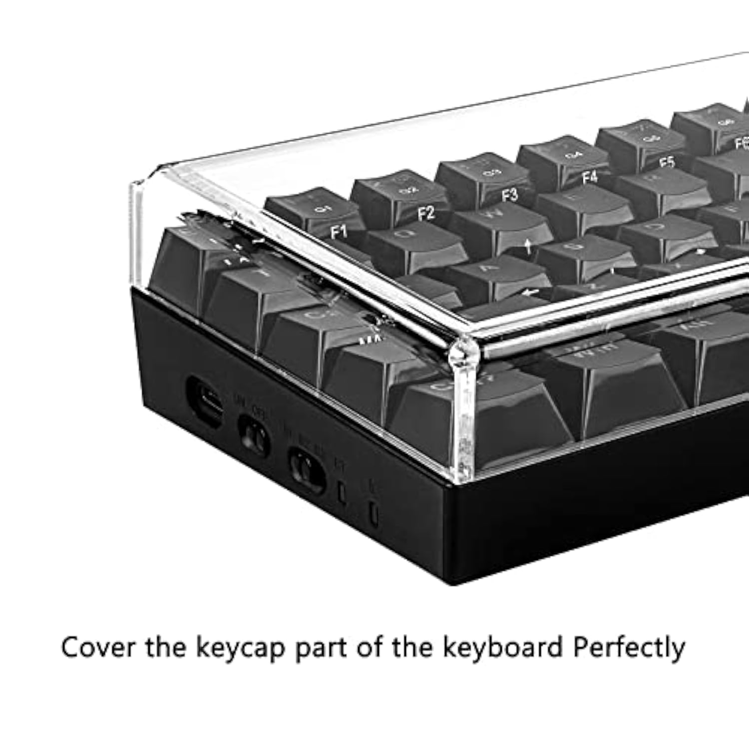 Geekria Premium Acrylic Keyboard Dust Cover for 60% Compact 61 Keys Keyboard C