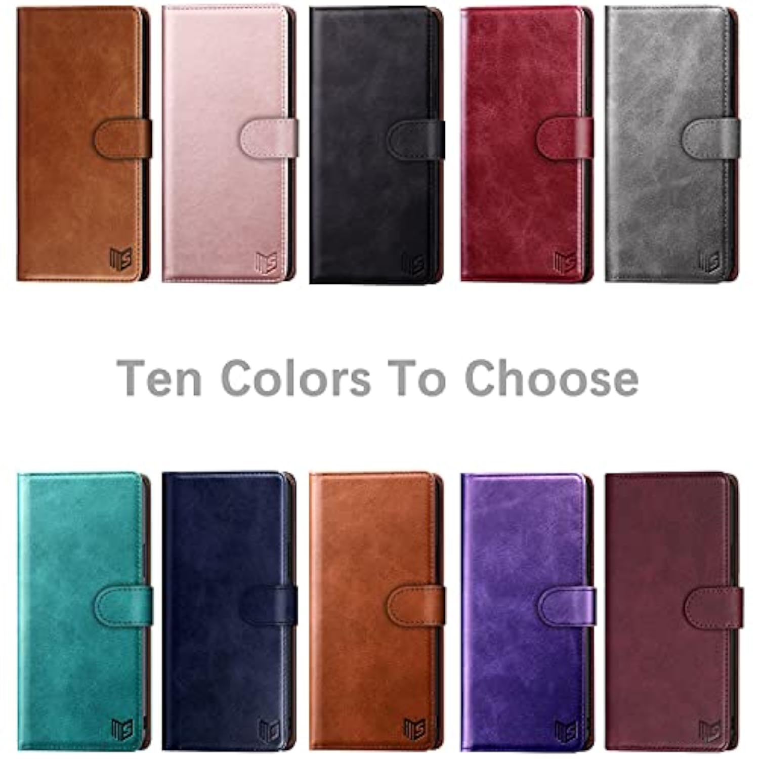Galaxy Note 20 Ultra 5G Wallet Case Rfid Blocking Leather, Card Holder, Flip Folio, Light Brown