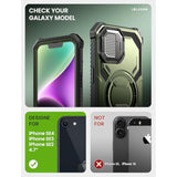 i-Blason MagSafe Case with Stand for iPhone 16e and iPhone 17e, Green