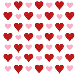 4 Pack Heart Garland For Paper Hearts Streamers Hanging Hearts Decorations For Valentines Galentines Birthday Bridal Shower Wedding Engagement Anniversary Decor (Red & Pink)