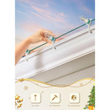 All In One Christmas Light Clip, Universal Gutter And Shingle Clip For C7, C9 And Mini Lights, 100 Pack