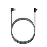 3 Pack 10Ft/3M [The Most Durable Cable] 90 Degree Charging Cable Extra Long Nylon Braided Certified Cable Compatible With Iphone 12/11/Xs Max/Xs/Xr/X, 8 7 6 (Black Gray, 10Ft)