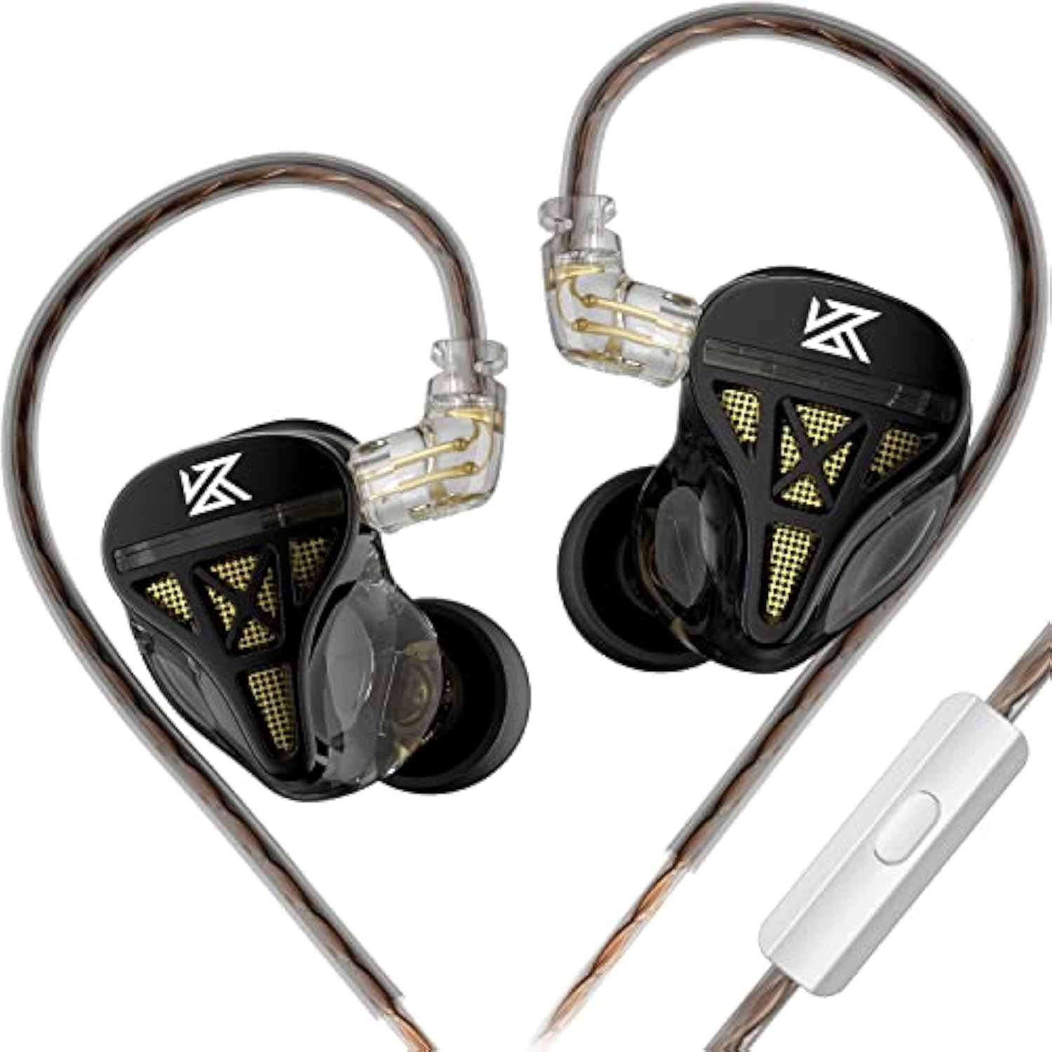 Kz Dqs Dynamic Driver Semi-Open Hifi Sound In-Ear Headphones/Earphones/Earbuds